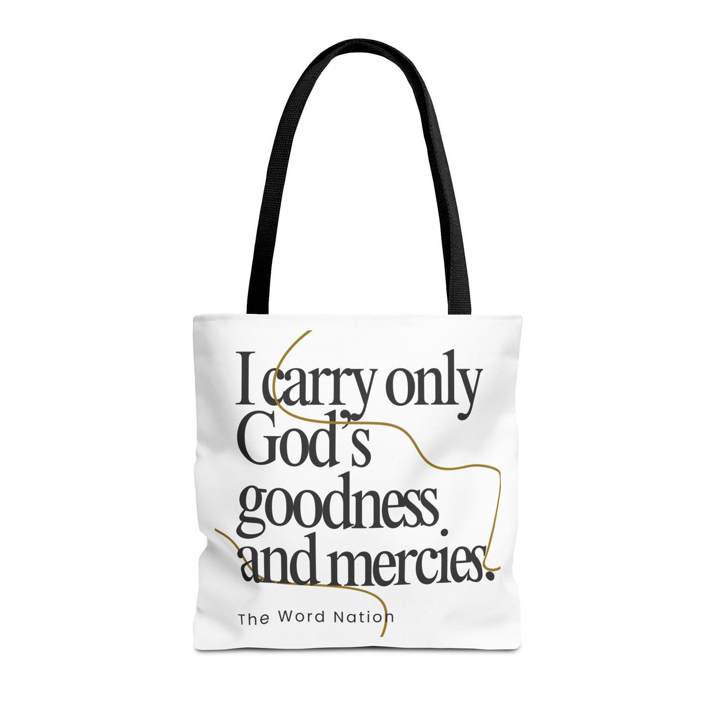 Inspirational Tote Bag, Faithful Gift, Motivational Shopping Bag, Christian Message, Everyday Use, Spiritual Quote