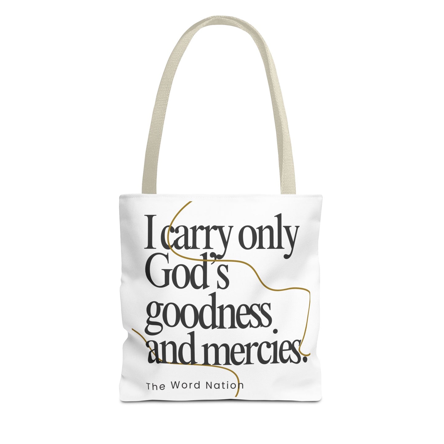 Inspirational Tote Bag, Faithful Gift, Motivational Shopping Bag, Christian Message, Everyday Use, Spiritual Quote