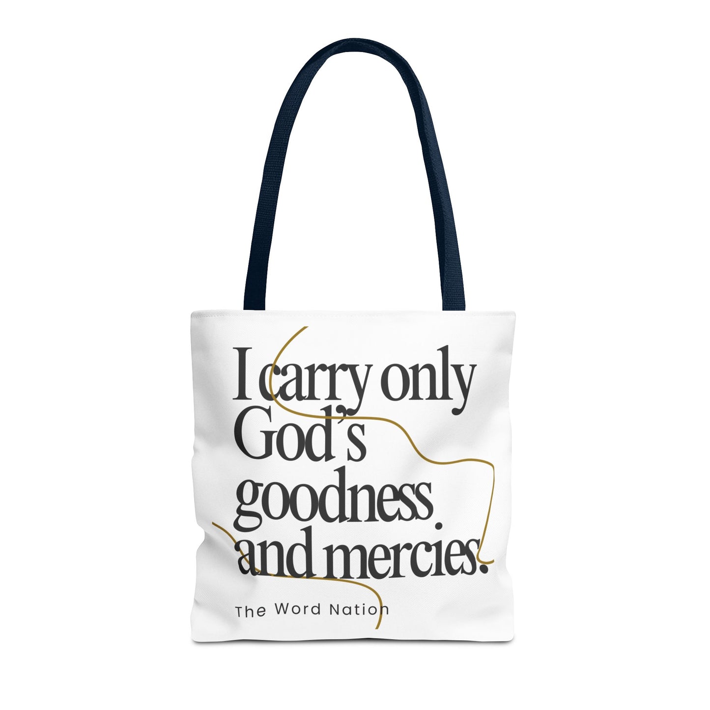 Inspirational Tote Bag, Faithful Gift, Motivational Shopping Bag, Christian Message, Everyday Use, Spiritual Quote