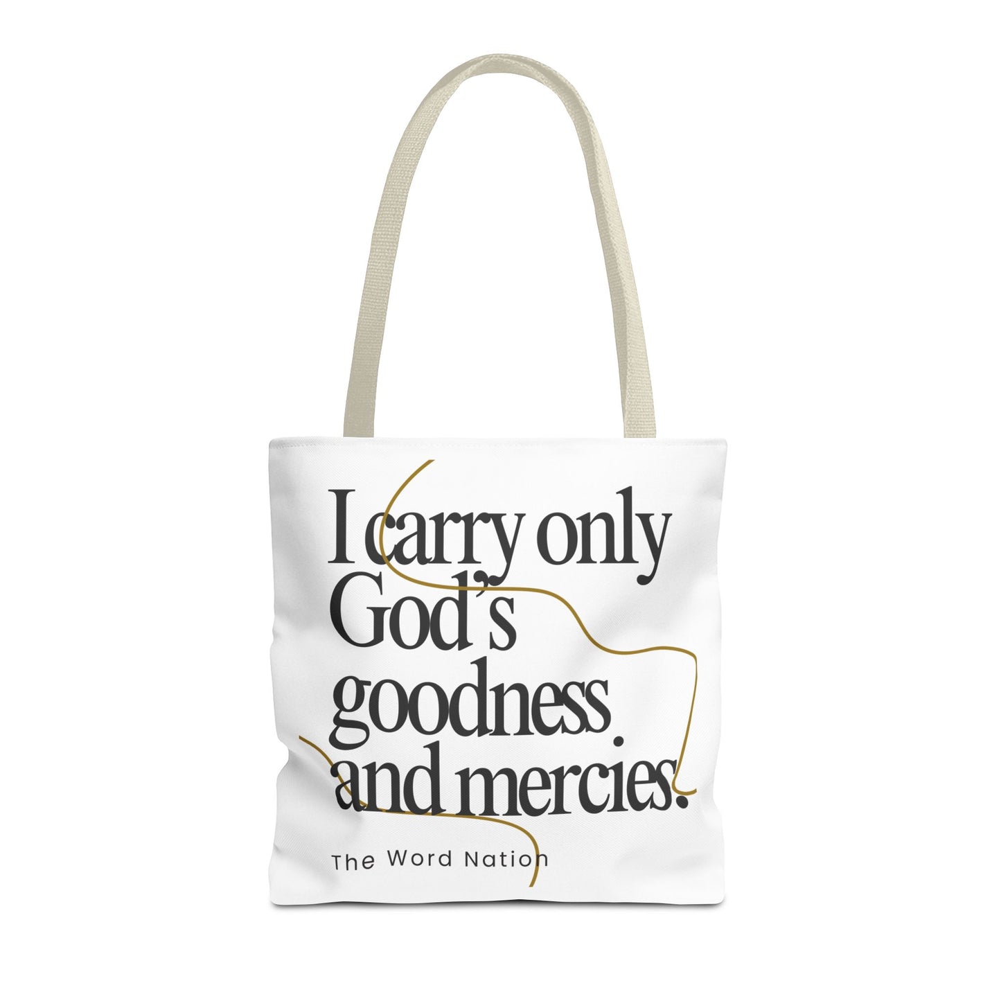 Inspirational Tote Bag, Faithful Gift, Motivational Shopping Bag, Christian Message, Everyday Use, Spiritual Quote