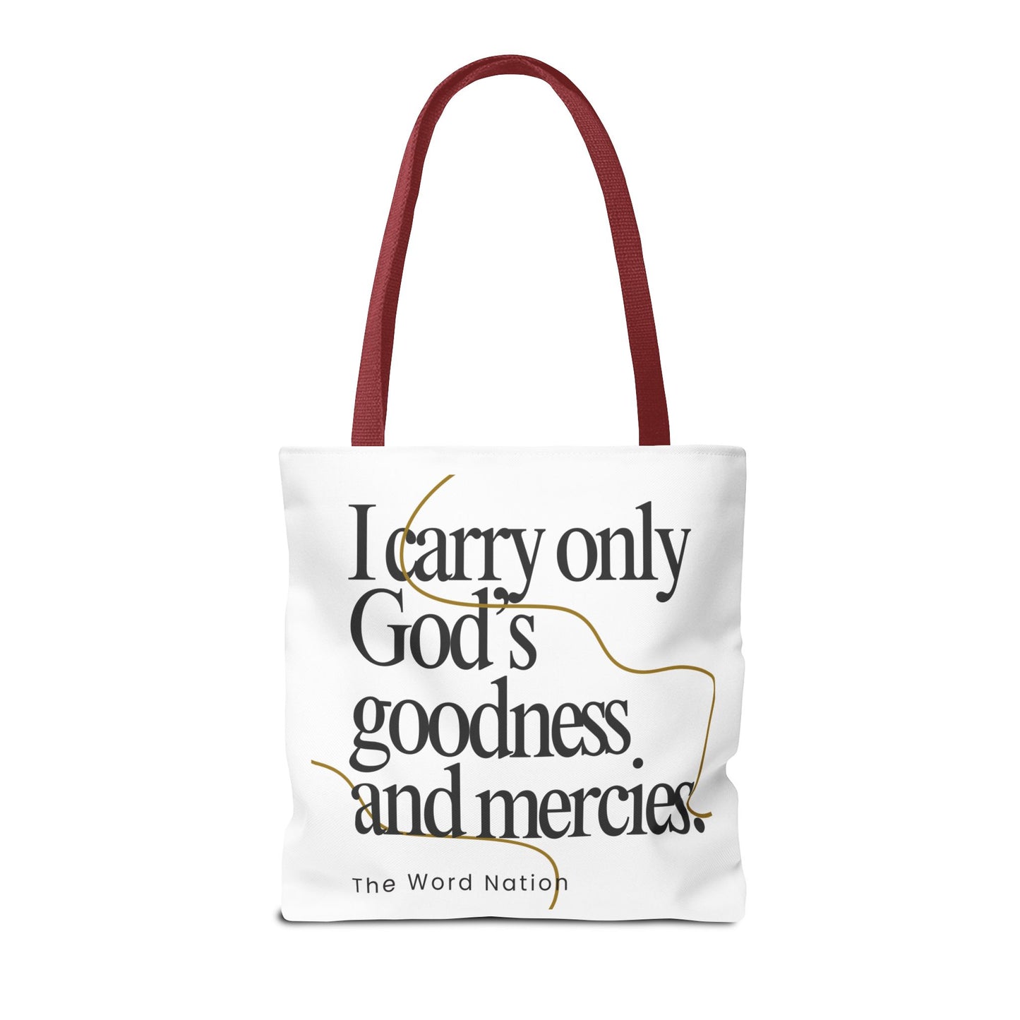 Inspirational Tote Bag, Faithful Gift, Motivational Shopping Bag, Christian Message, Everyday Use, Spiritual Quote
