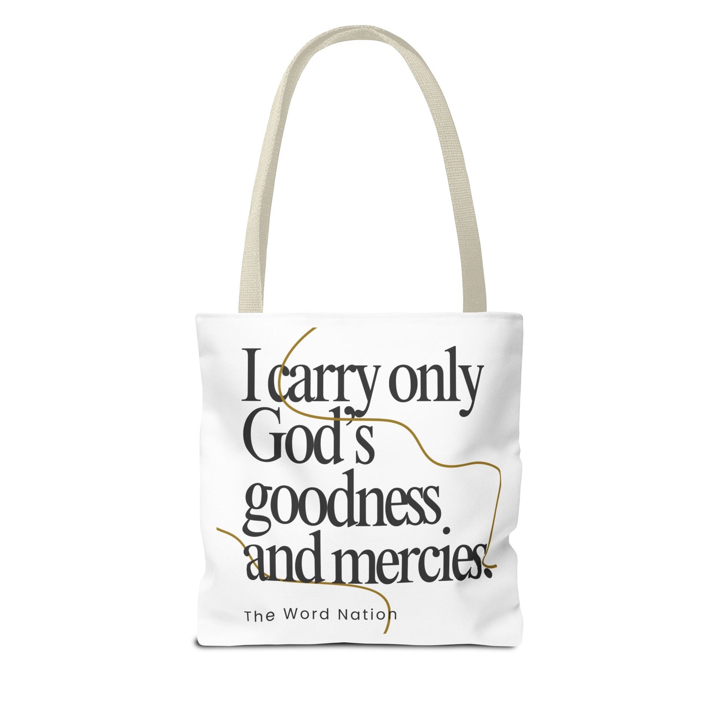 Inspirational Tote Bag, Faithful Gift, Motivational Shopping Bag, Christian Message, Everyday Use, Spiritual Quote