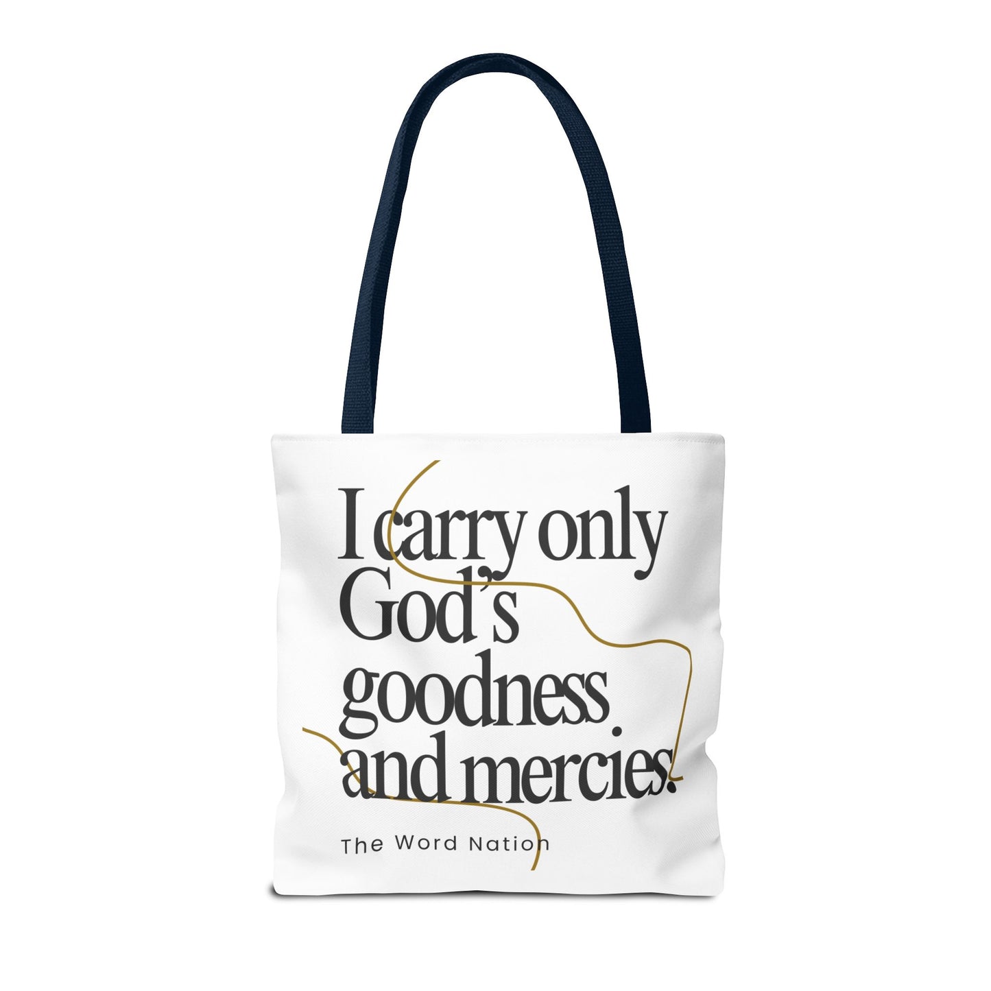 Inspirational Tote Bag, Faithful Gift, Motivational Shopping Bag, Christian Message, Everyday Use, Spiritual Quote