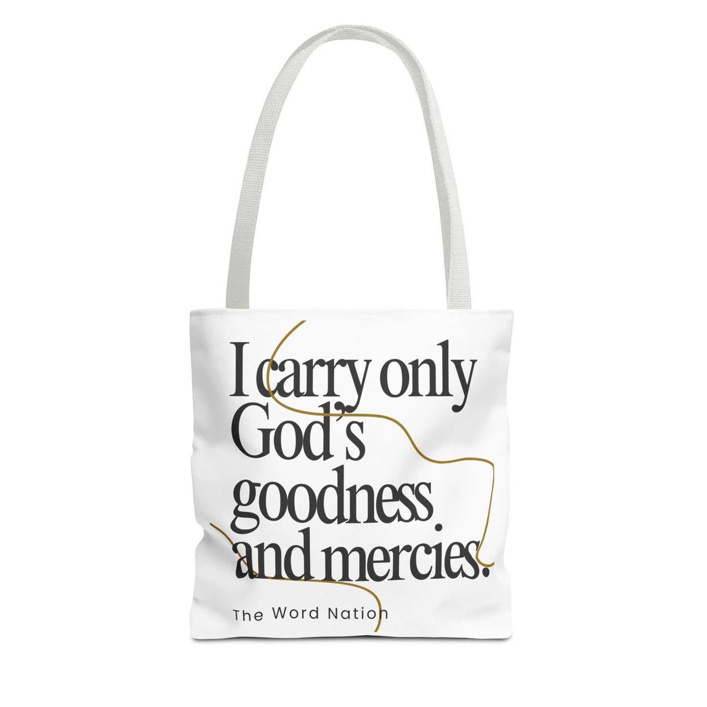 Inspirational Tote Bag, Faithful Gift, Motivational Shopping Bag, Christian Message, Everyday Use, Spiritual Quote