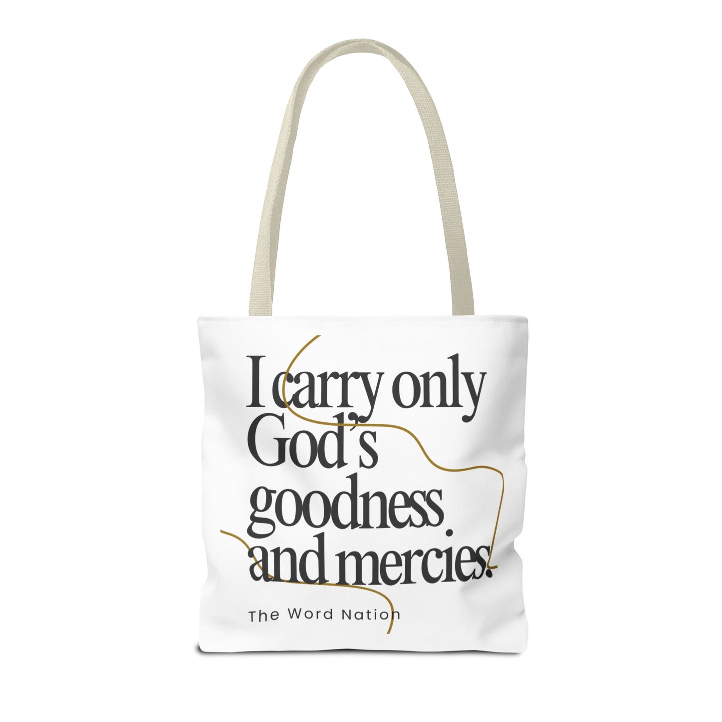 Inspirational Tote Bag, Faithful Gift, Motivational Shopping Bag, Christian Message, Everyday Use, Spiritual Quote