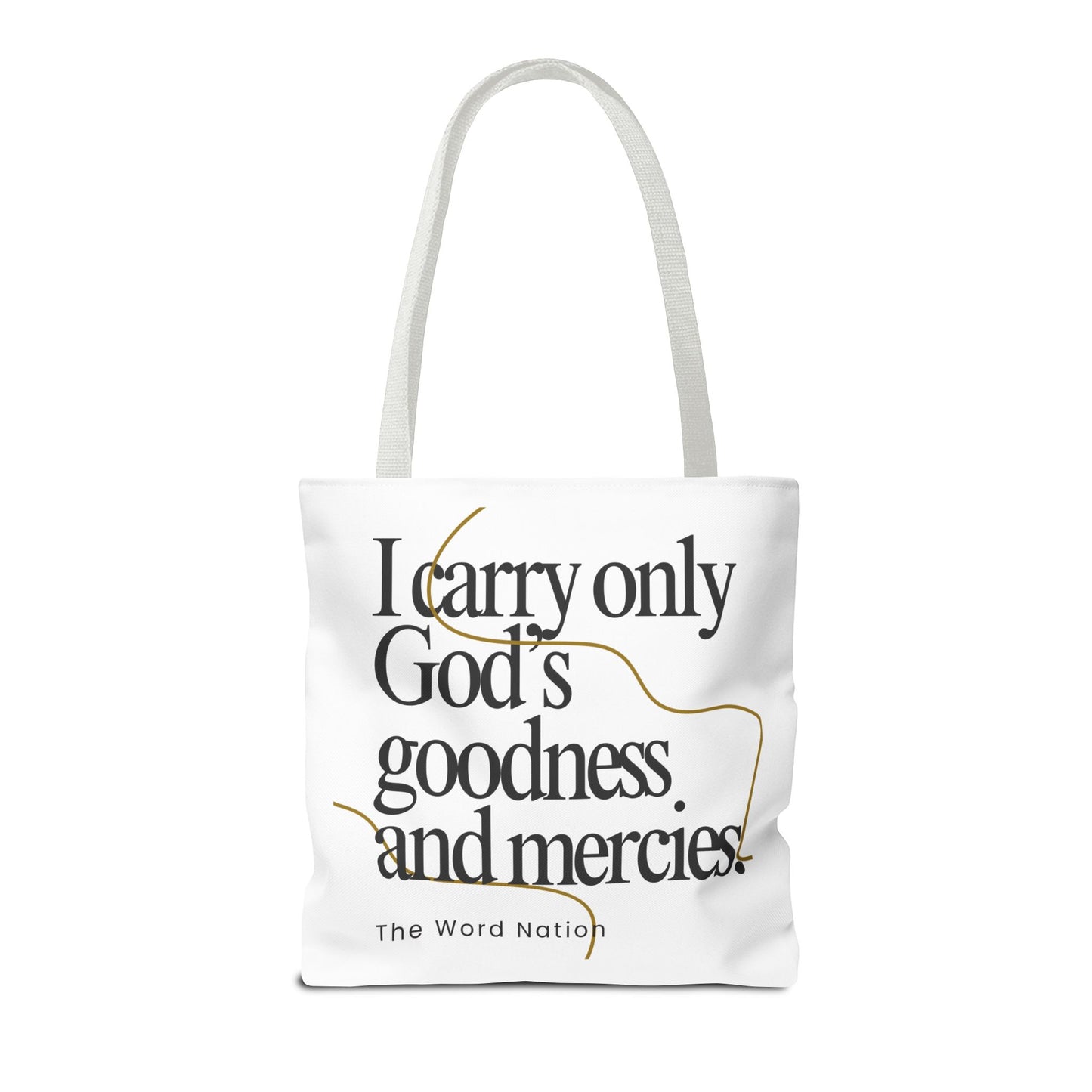 Inspirational Tote Bag, Faithful Gift, Motivational Shopping Bag, Christian Message, Everyday Use, Spiritual Quote