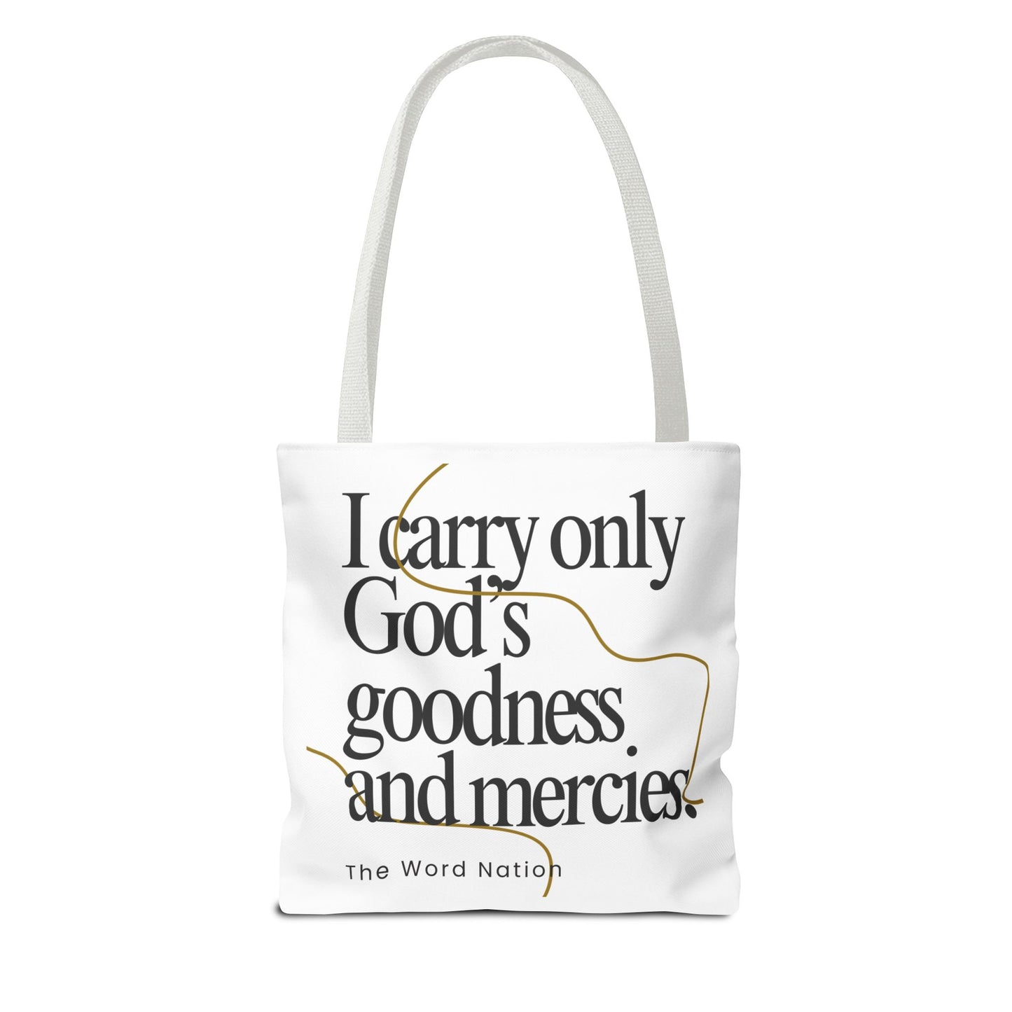 Inspirational Tote Bag, Faithful Gift, Motivational Shopping Bag, Christian Message, Everyday Use, Spiritual Quote