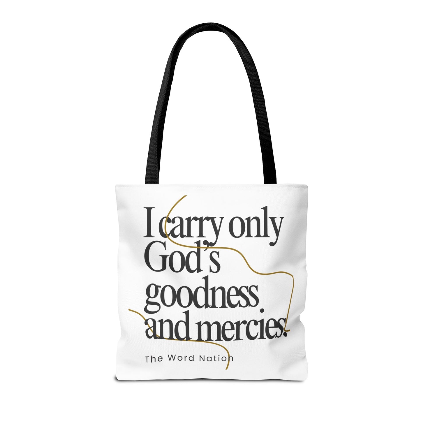Inspirational Tote Bag, Faithful Gift, Motivational Shopping Bag, Christian Message, Everyday Use, Spiritual Quote