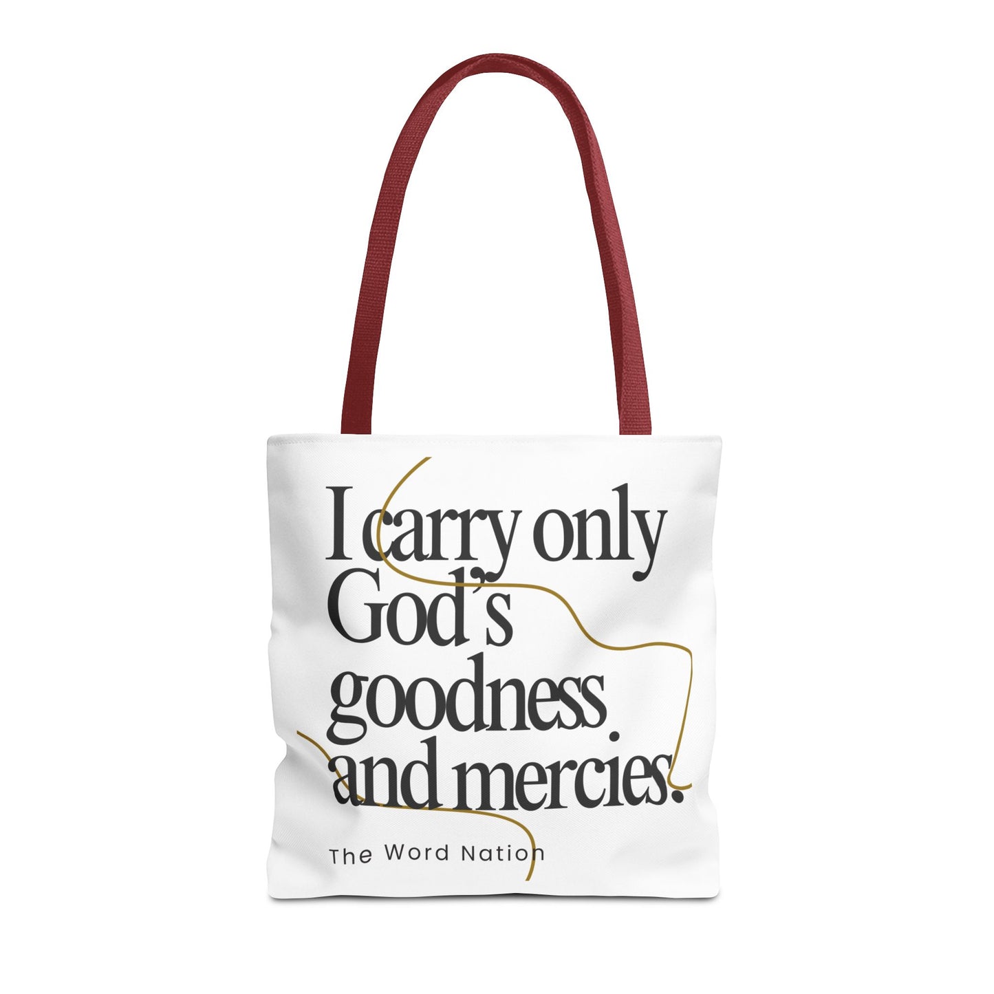 Inspirational Tote Bag, Faithful Gift, Motivational Shopping Bag, Christian Message, Everyday Use, Spiritual Quote