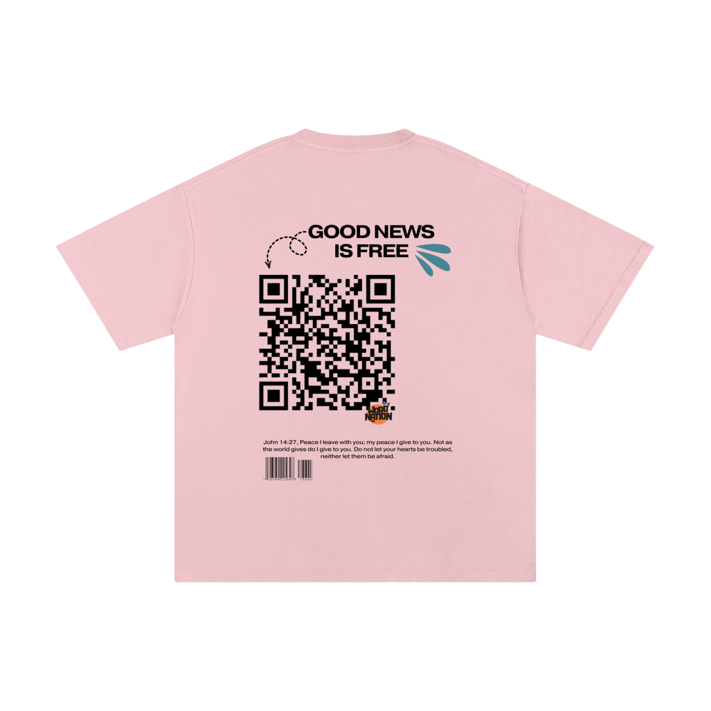 The Word Nation Good News is Free Unisex T-shirt | Spread the word with a Tee | Round neck | 100% cotton