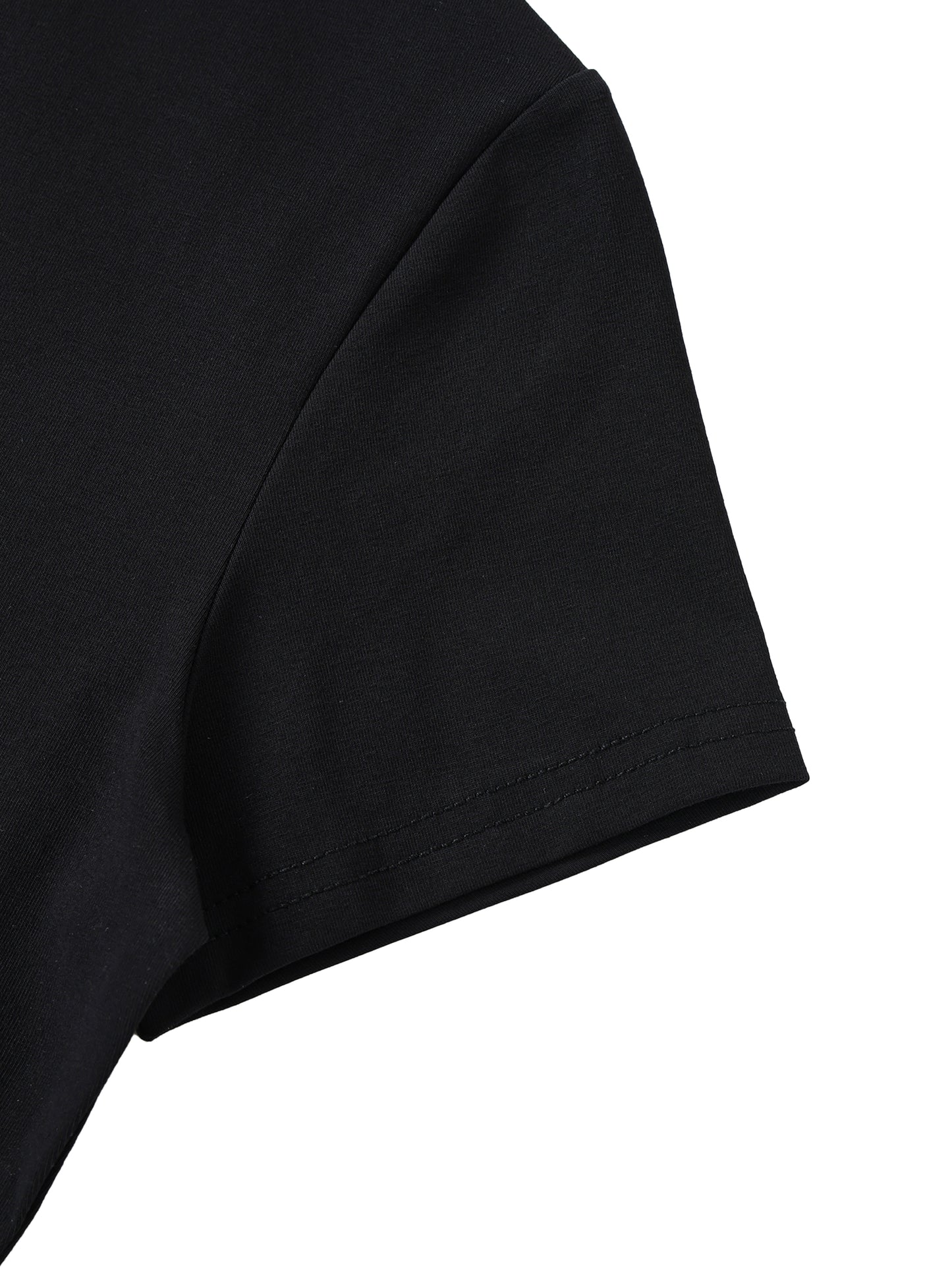 The Word Nation Essential Bodycon Crewneck Top | I am loved Women's wear