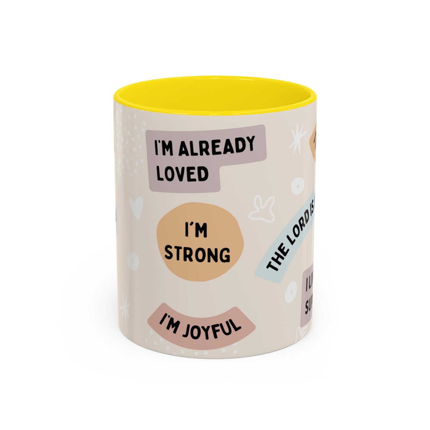 Inspirational Coffee Mug with Positive Affirmations, Motivational Mug for Daily Encouragement, Gift for Friends, Spiritual Drinkware, [...]