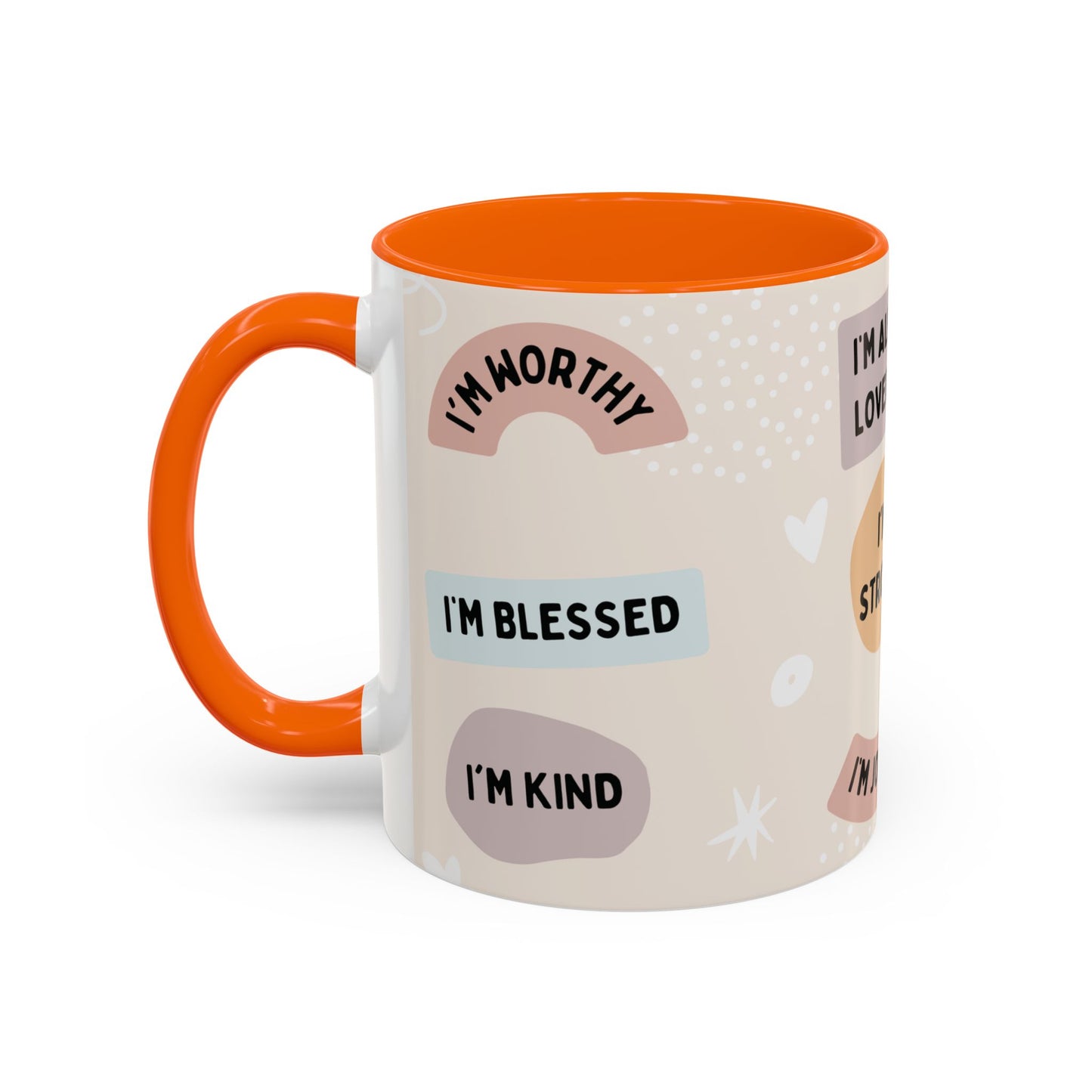Inspirational Coffee Mug with Positive Affirmations, Motivational Mug for Daily Encouragement, Gift for Friends, Spiritual Drinkware, [...]