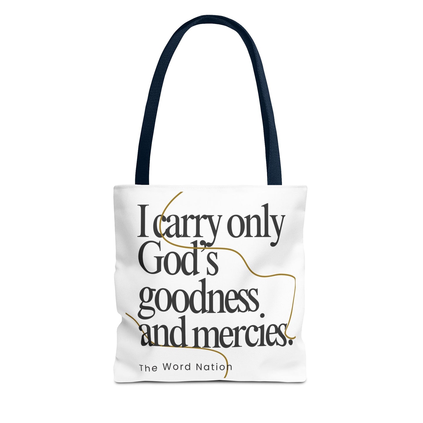 Inspirational Tote Bag, Faithful Gift, Motivational Shopping Bag, Christian Message, Everyday Use, Spiritual Quote