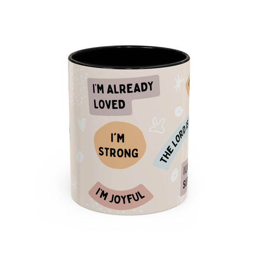 Inspirational Coffee Mug with Positive Affirmations, Motivational Mug for Daily Encouragement, Gift for Friends, Spiritual Drinkware, [...]