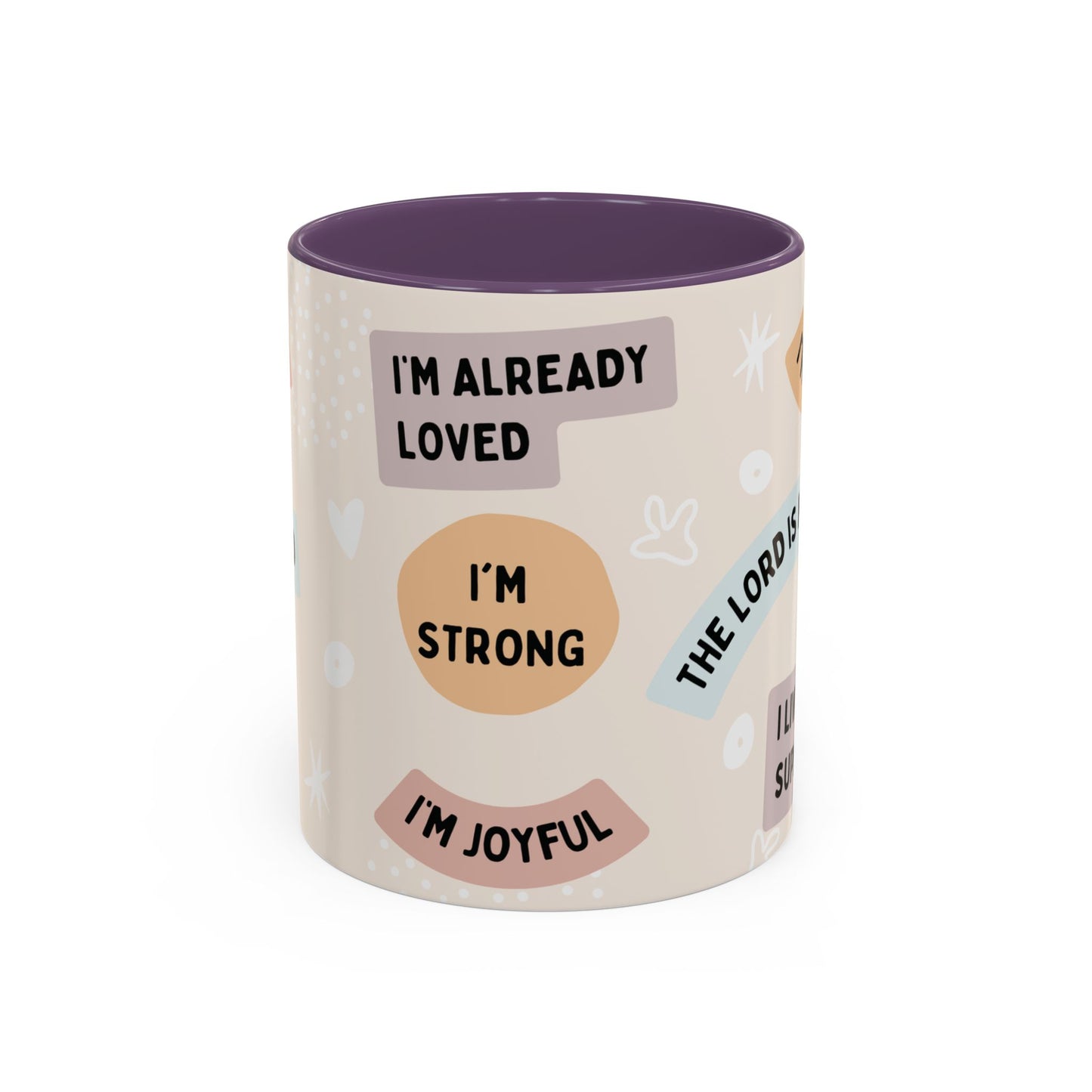 Inspirational Coffee Mug with Positive Affirmations, Motivational Mug for Daily Encouragement, Gift for Friends, Spiritual Drinkware, [...]