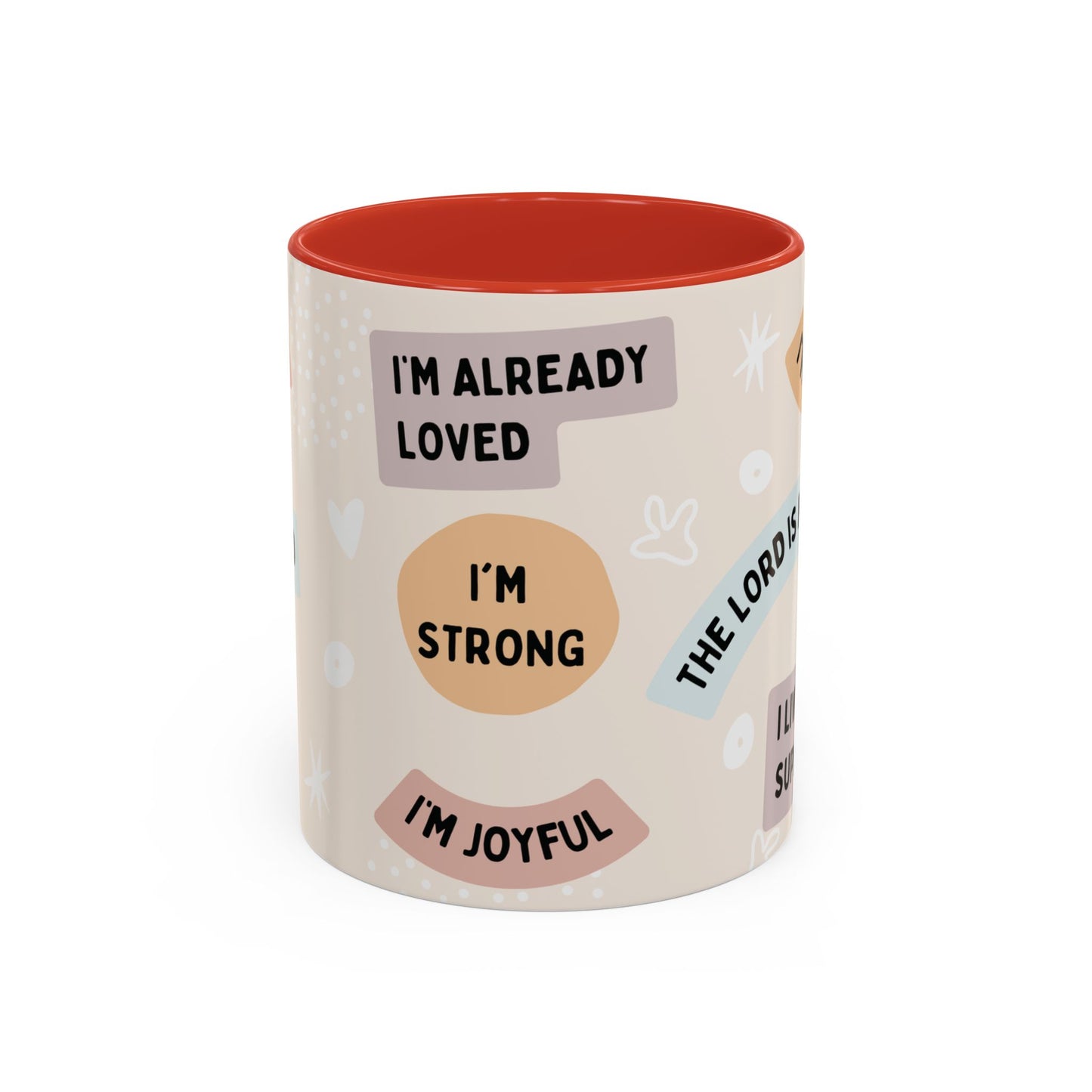 Inspirational Coffee Mug with Positive Affirmations, Motivational Mug for Daily Encouragement, Gift for Friends, Spiritual Drinkware, [...]