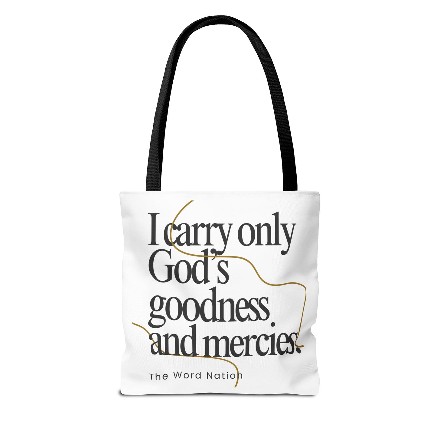 Inspirational Tote Bag, Faithful Gift, Motivational Shopping Bag, Christian Message, Everyday Use, Spiritual Quote