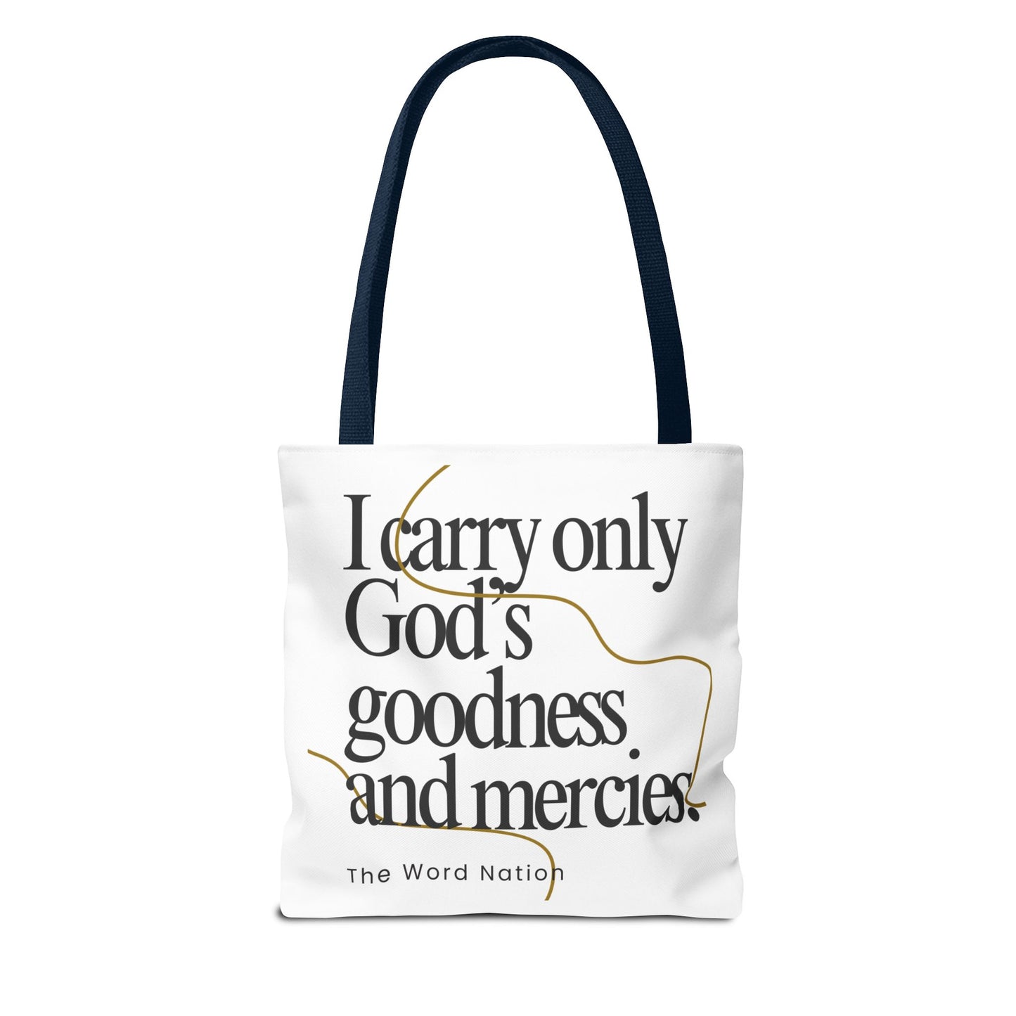 Inspirational Tote Bag, Faithful Gift, Motivational Shopping Bag, Christian Message, Everyday Use, Spiritual Quote