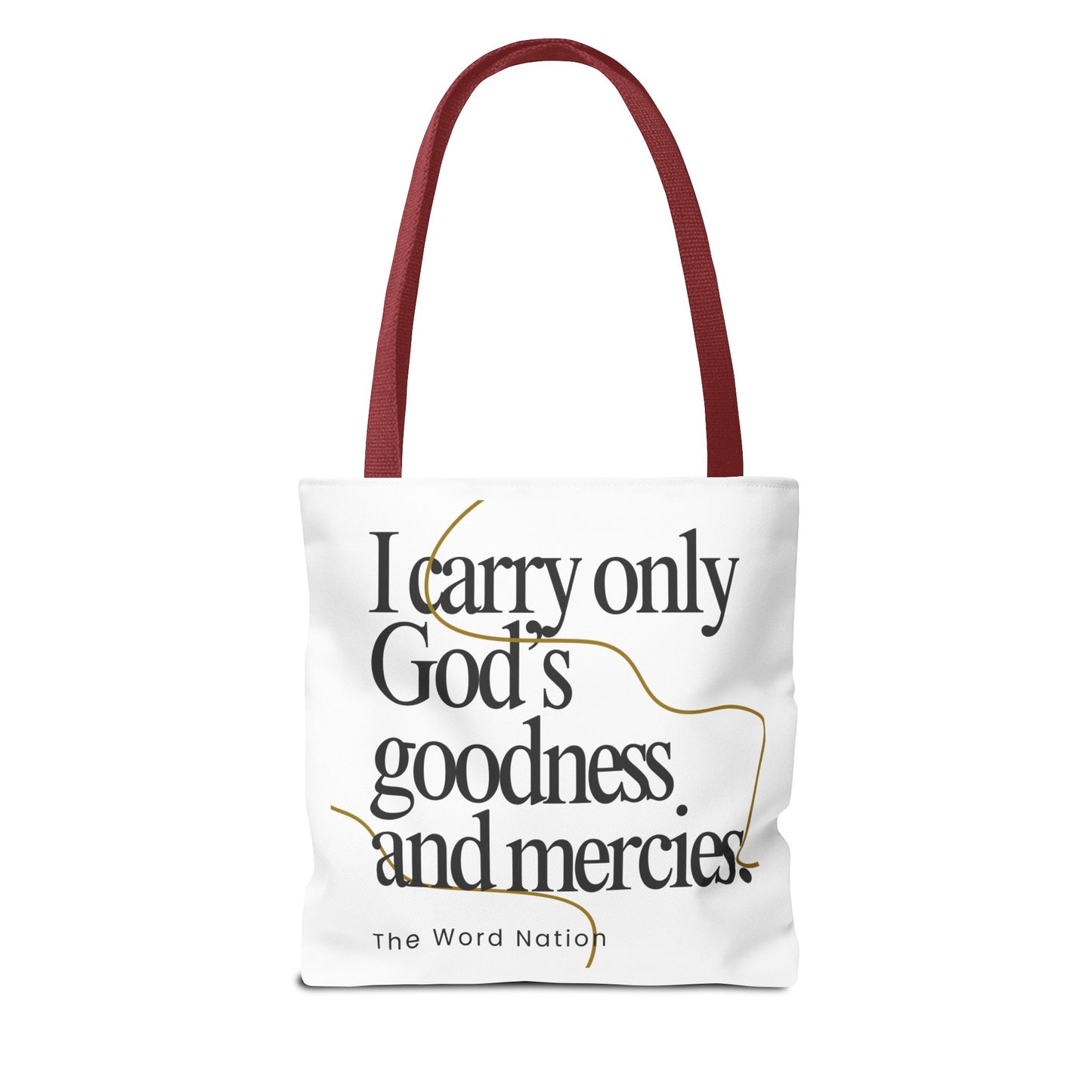 Inspirational Tote Bag, Faithful Gift, Motivational Shopping Bag, Christian Message, Everyday Use, Spiritual Quote