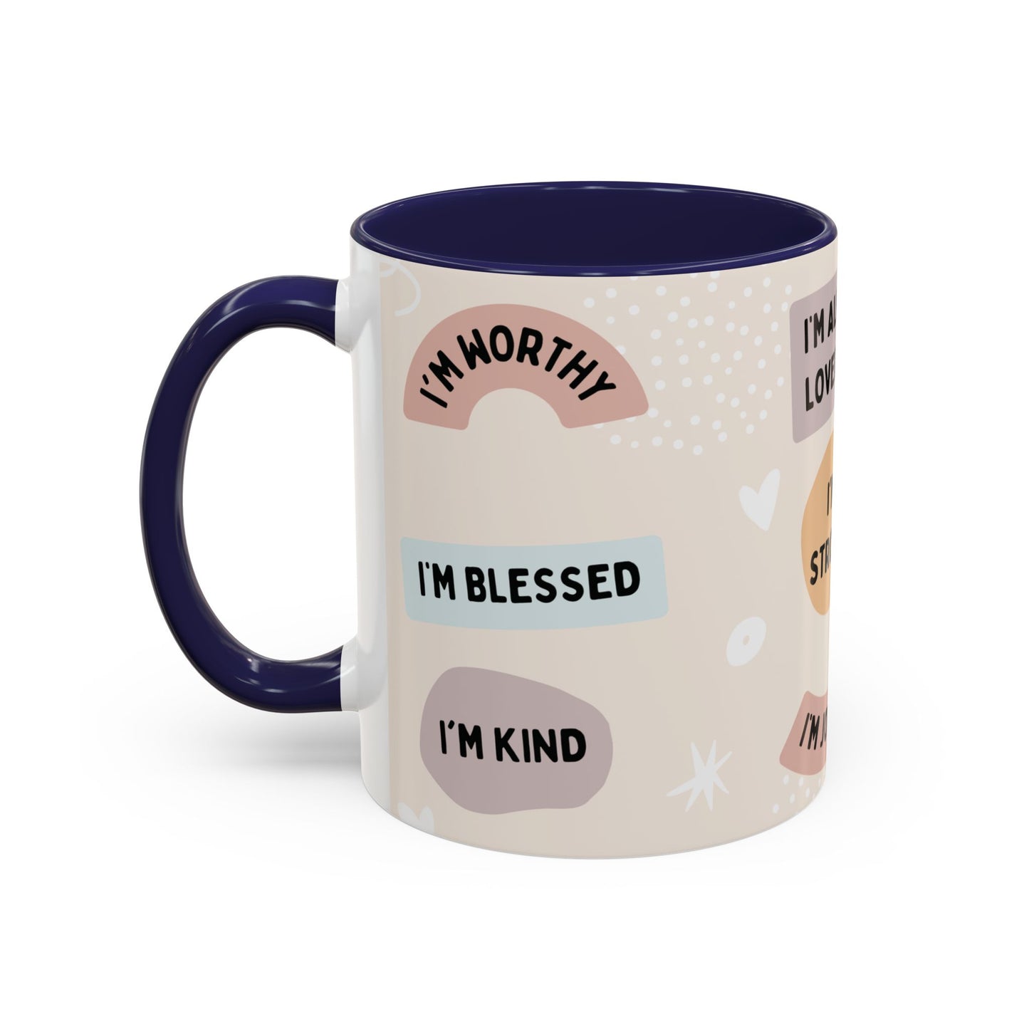 Inspirational Coffee Mug with Positive Affirmations, Motivational Mug for Daily Encouragement, Gift for Friends, Spiritual Drinkware, [...]