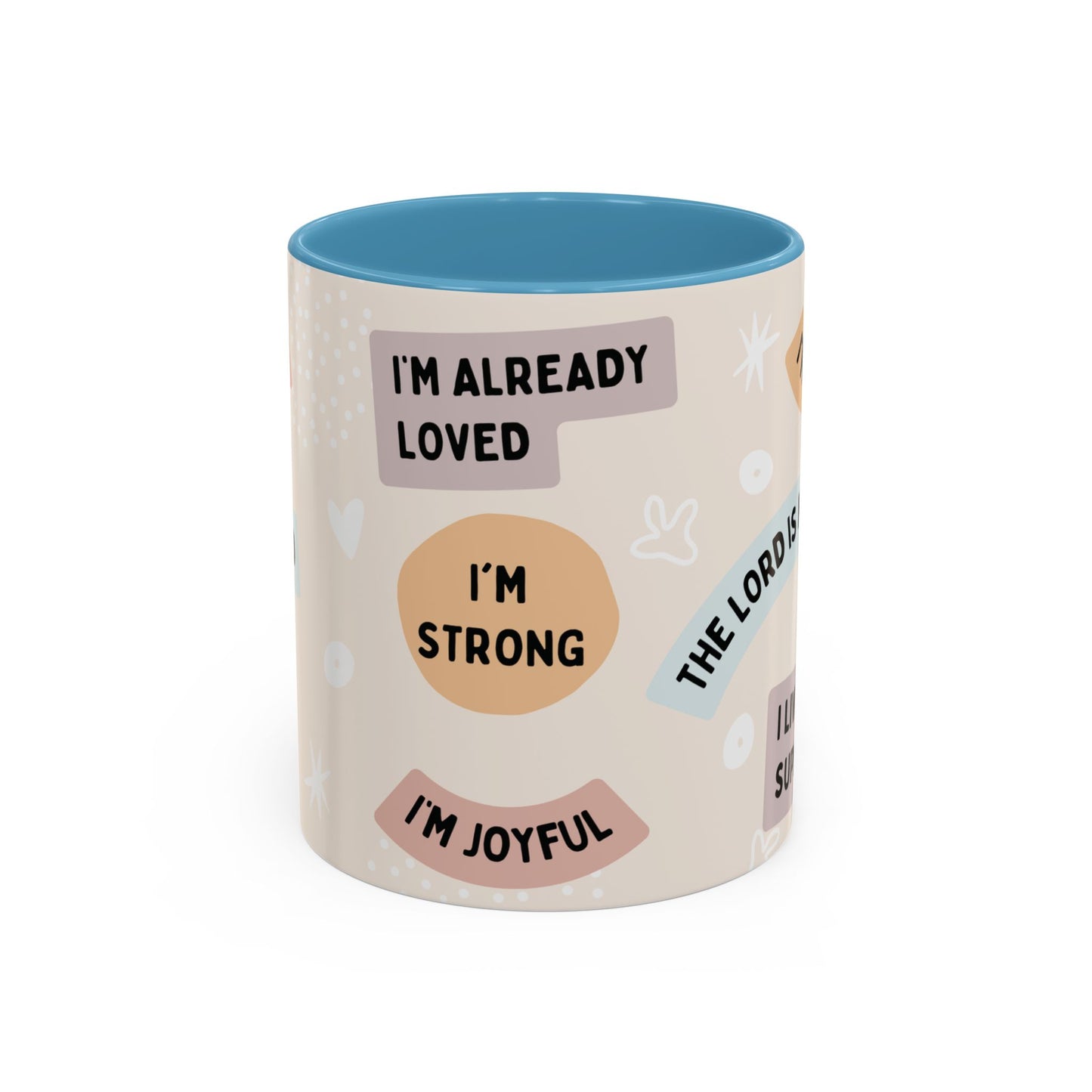 Inspirational Coffee Mug with Positive Affirmations, Motivational Mug for Daily Encouragement, Gift for Friends, Spiritual Drinkware, [...]