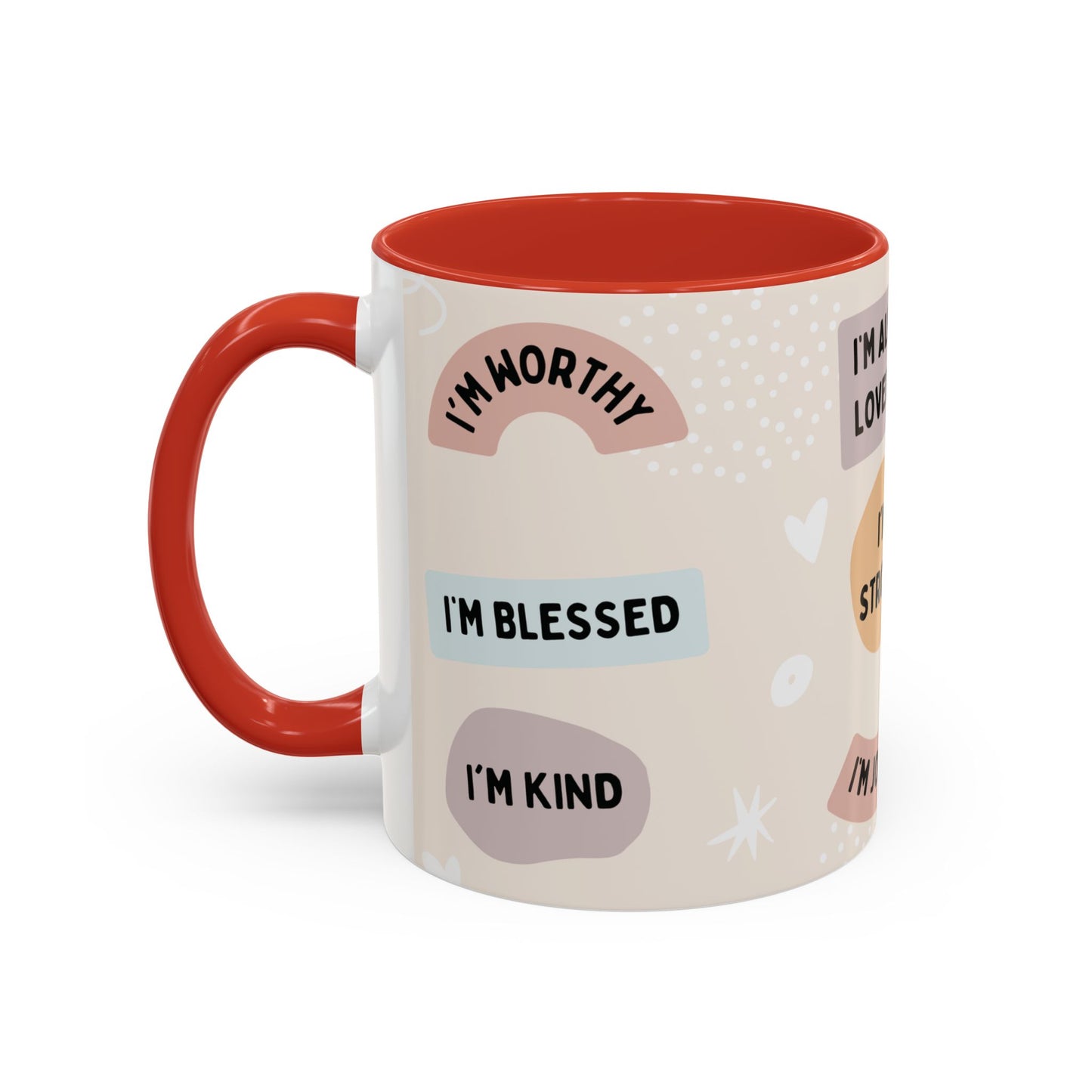 Inspirational Coffee Mug with Positive Affirmations, Motivational Mug for Daily Encouragement, Gift for Friends, Spiritual Drinkware, [...]