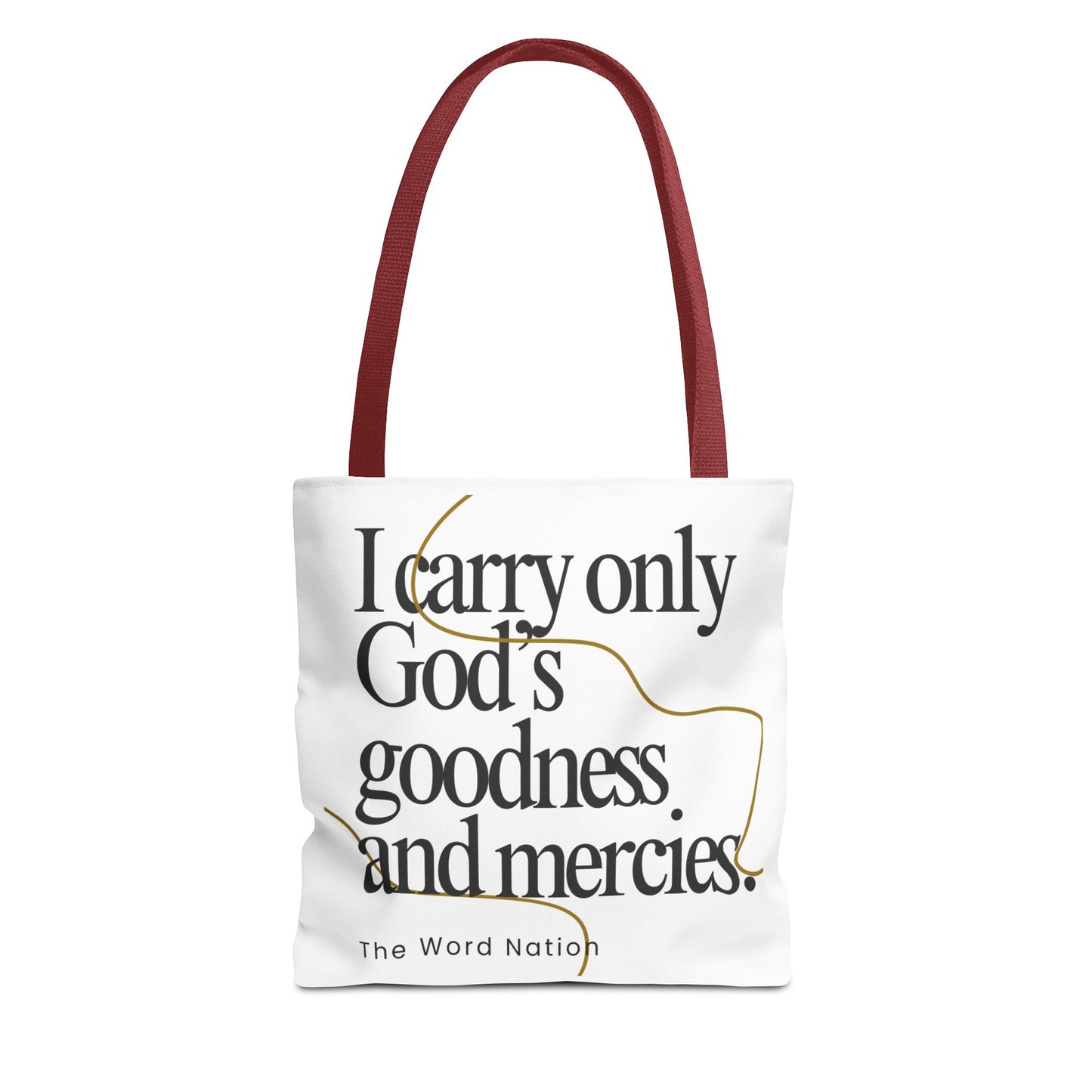 Inspirational Tote Bag, Faithful Gift, Motivational Shopping Bag, Christian Message, Everyday Use, Spiritual Quote