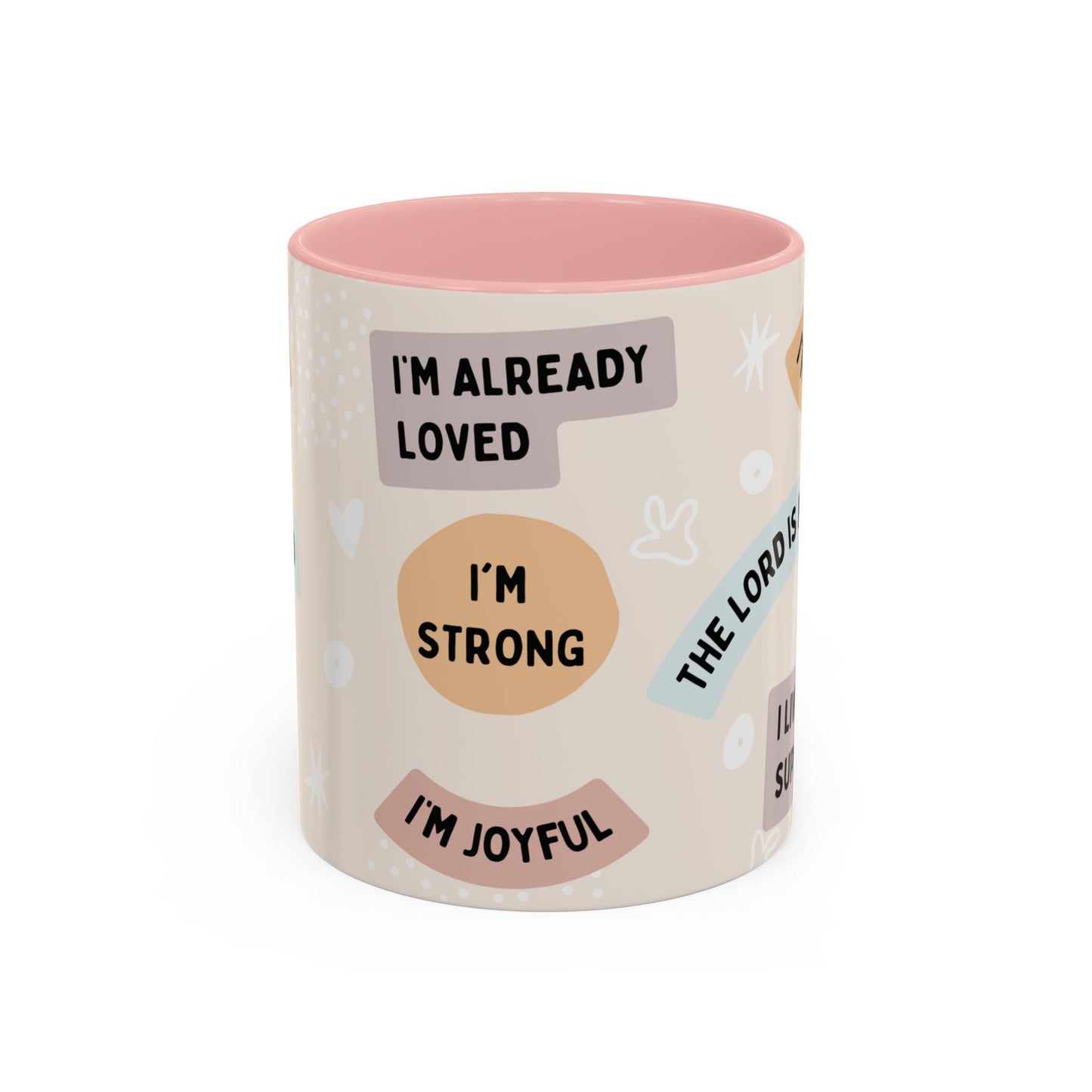 Inspirational Coffee Mug with Positive Affirmations, Motivational Mug for Daily Encouragement, Gift for Friends, Spiritual Drinkware, [...]