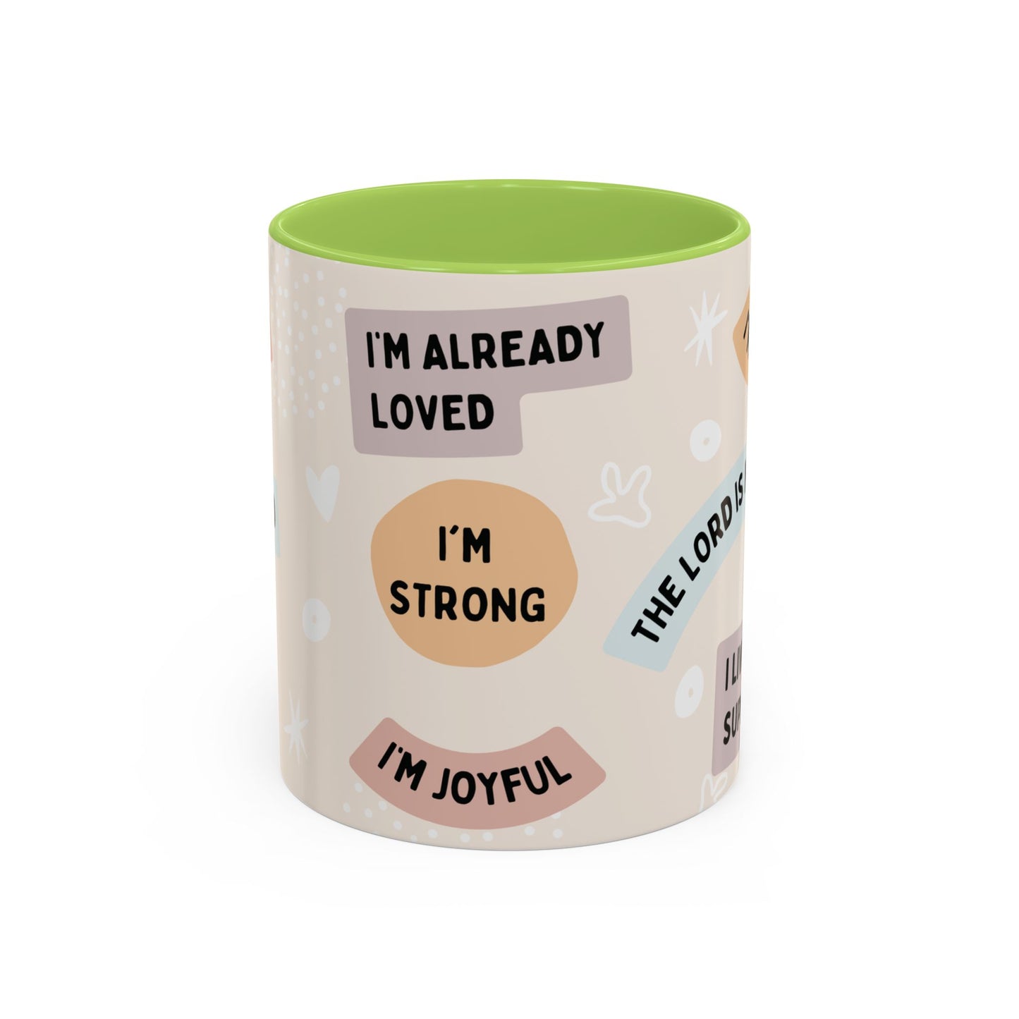 Inspirational Coffee Mug with Positive Affirmations, Motivational Mug for Daily Encouragement, Gift for Friends, Spiritual Drinkware, [...]