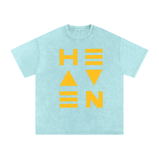 unisex,oversized acid t-shirt