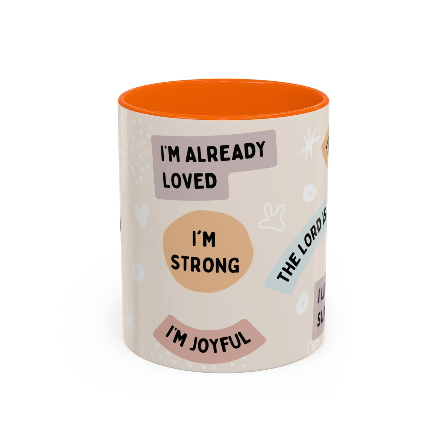 Inspirational Coffee Mug with Positive Affirmations, Motivational Mug for Daily Encouragement, Gift for Friends, Spiritual Drinkware, [...]