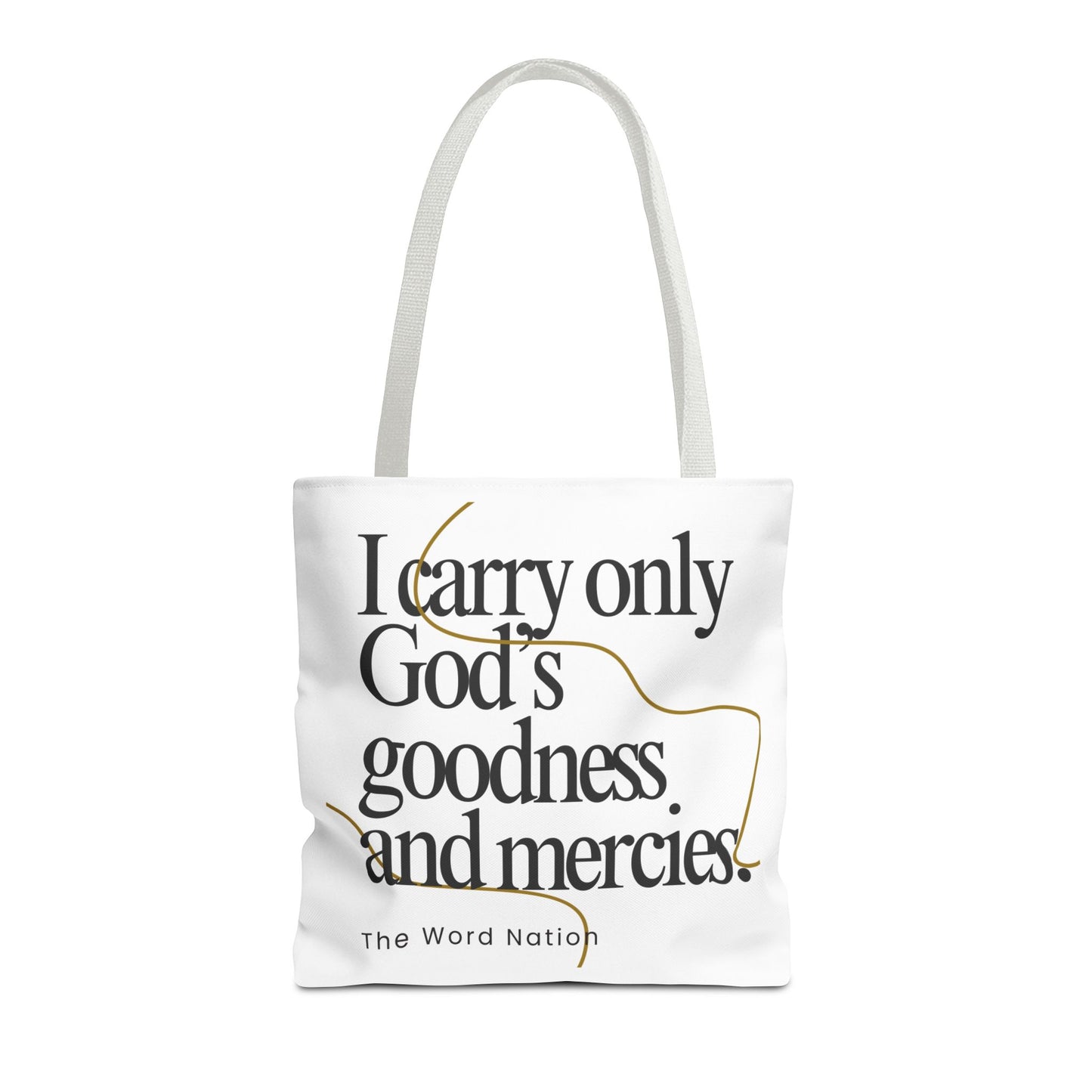 Inspirational Tote Bag, Faithful Gift, Motivational Shopping Bag, Christian Message, Everyday Use, Spiritual Quote