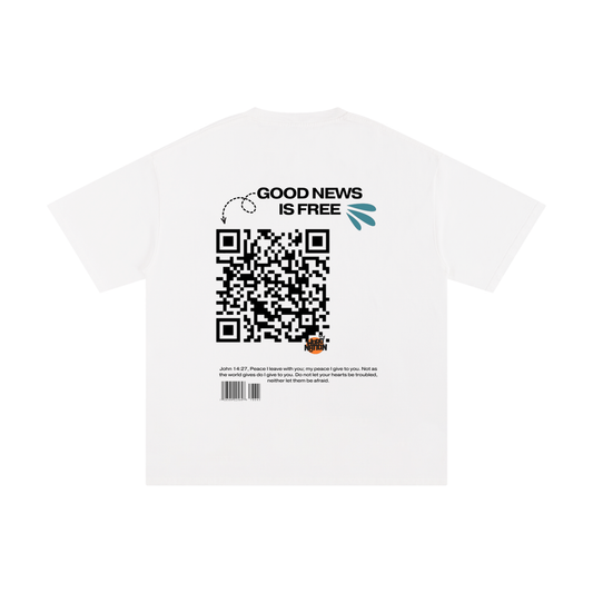 The Word Nation Good News is Free Unisex T-shirt | Spread the word with a Tee | Round neck | 100% cotton