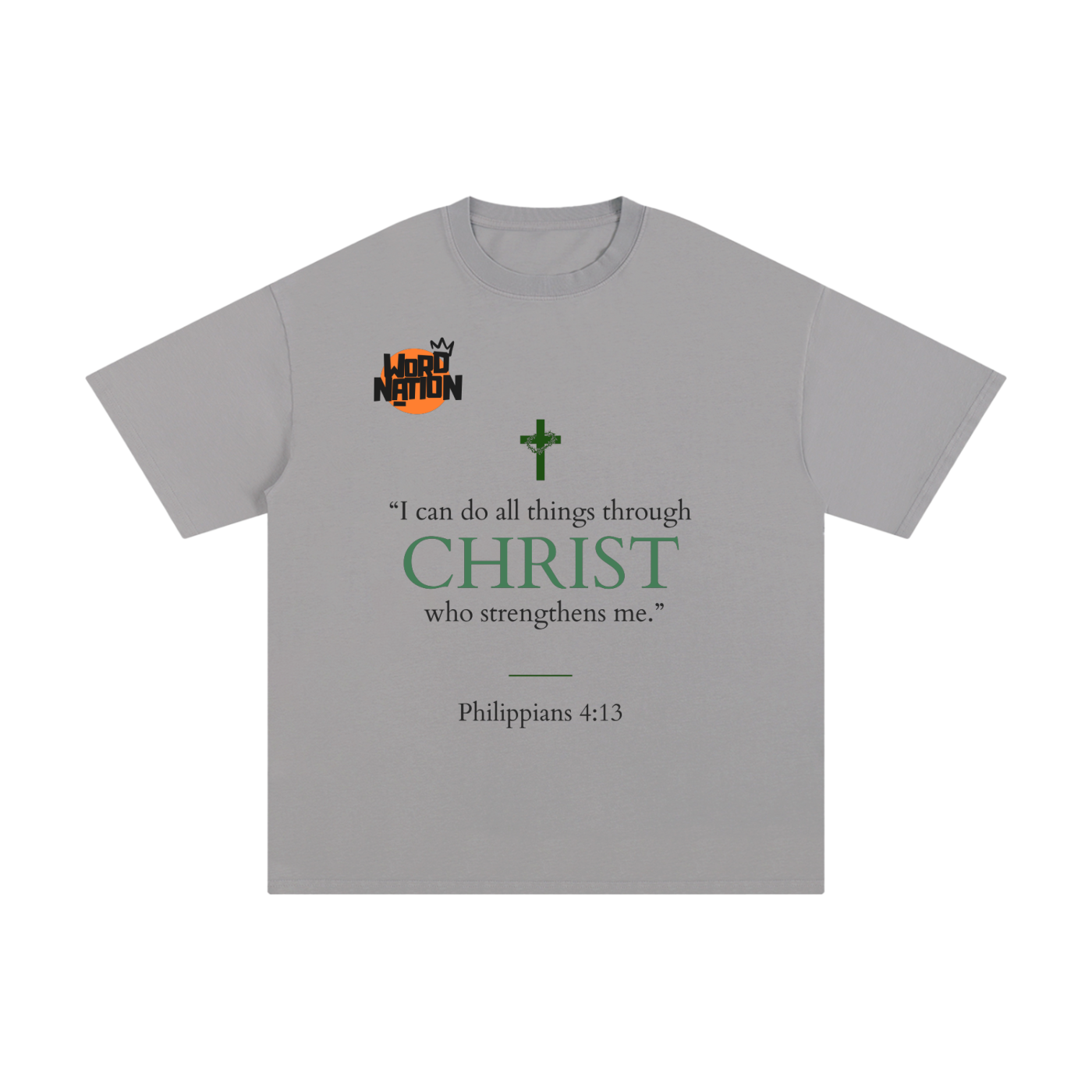 The Word Nation I can do all things Unisex T-shirt | Spread the word with a Tee | Round neck | 100% cotton